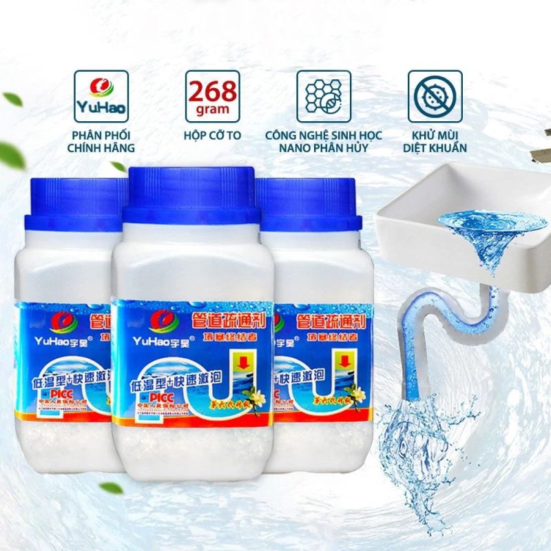 Bột thông cống YUHAO